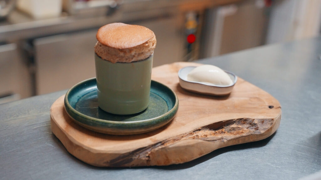 L'entrée du restaurant À 3 Pas