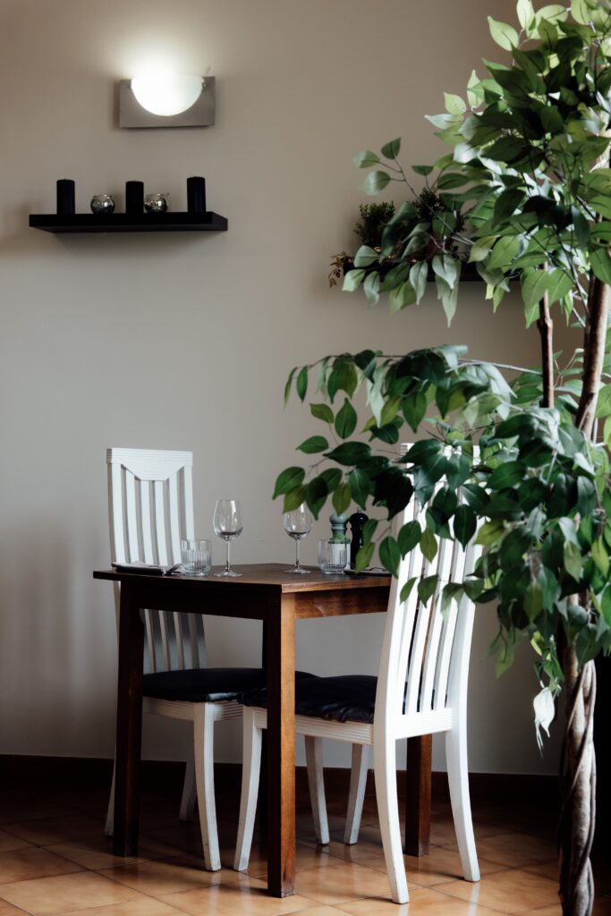 L'intérieur du restaurant Avec Toi