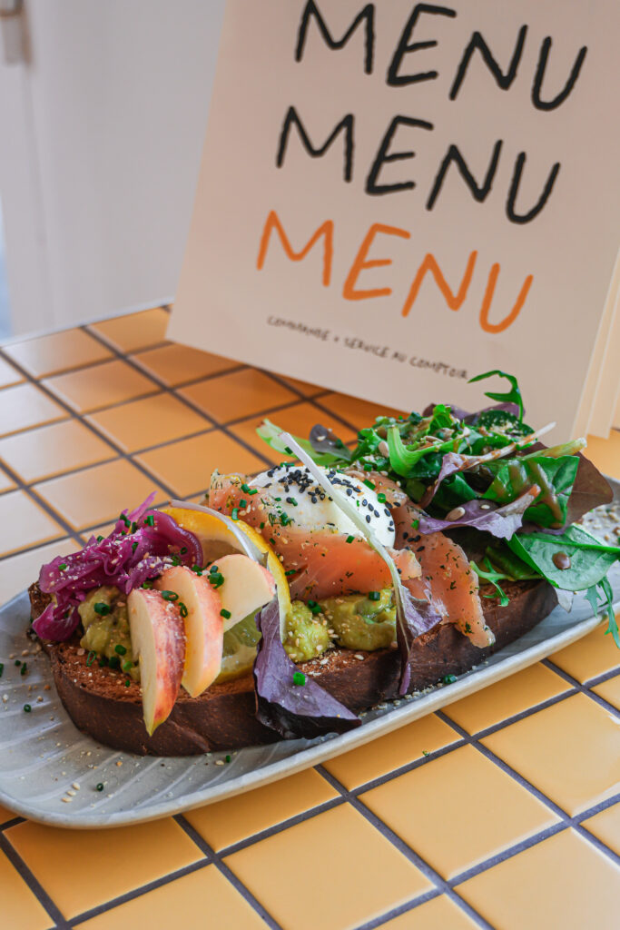 Un avocado toast du Café Cocotte au Havre