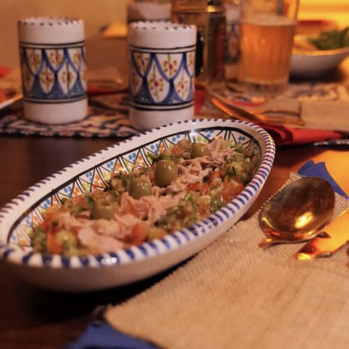 une assiette de la chechyia à quimper