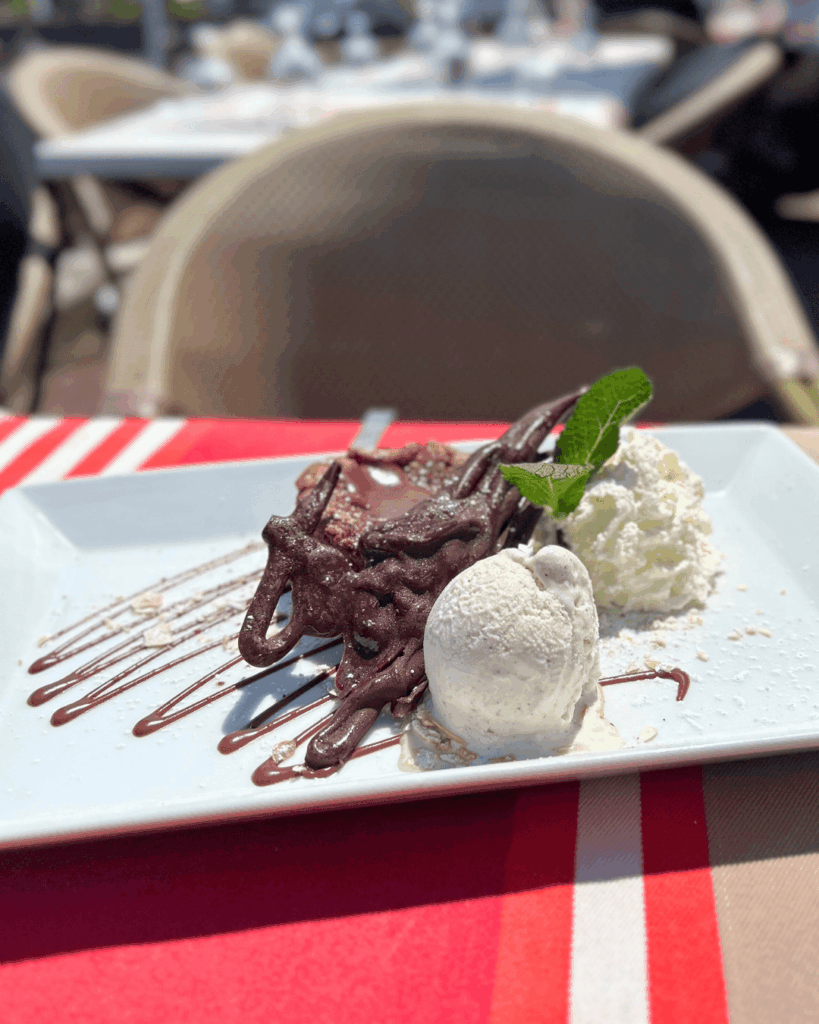 Un déssert au chocolat de Chez Margot