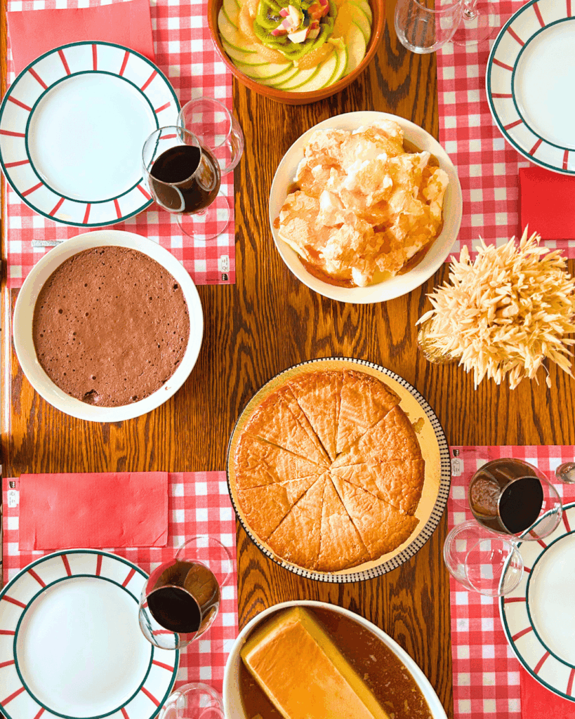 desserts du bouchon berrua à bidart