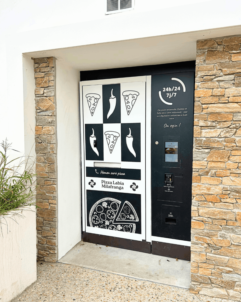 distributeur de pizza à labia villefranque