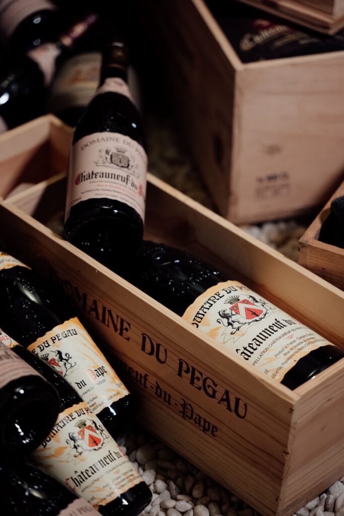 Les bouteilles Châteauneuf-du-Pape