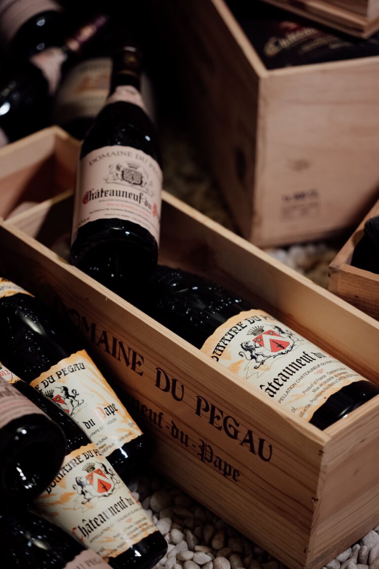 Les bouteilles Châteauneuf-du-Pape