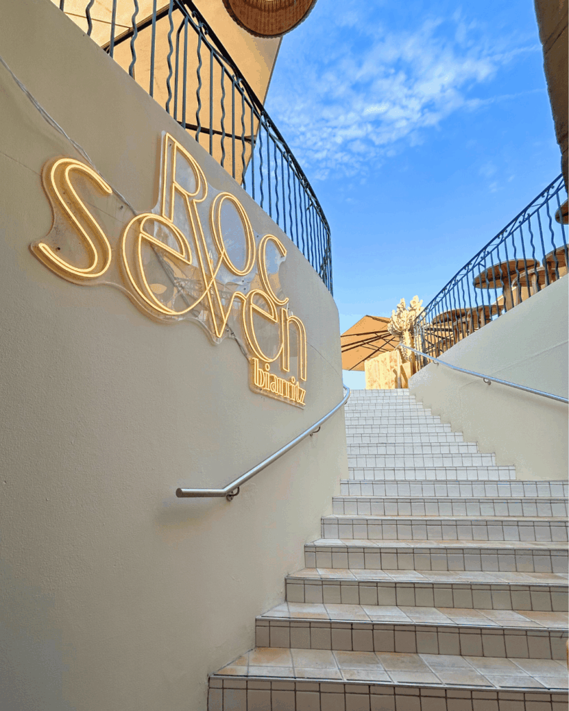 escalier du roc seven à biarritz