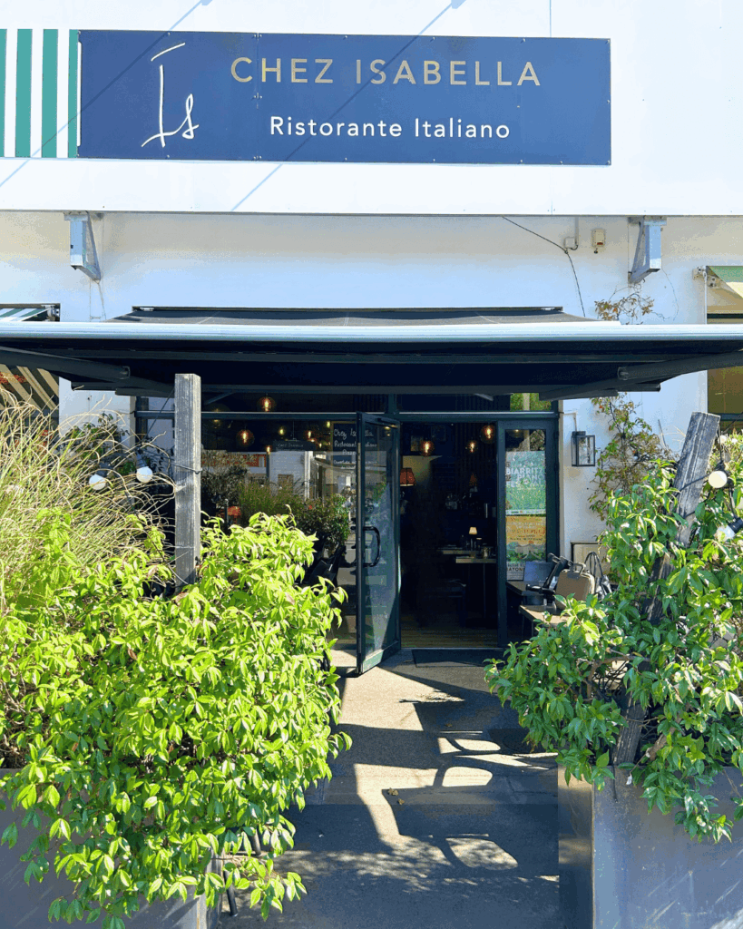 exterieur de chez isabella à biarritz