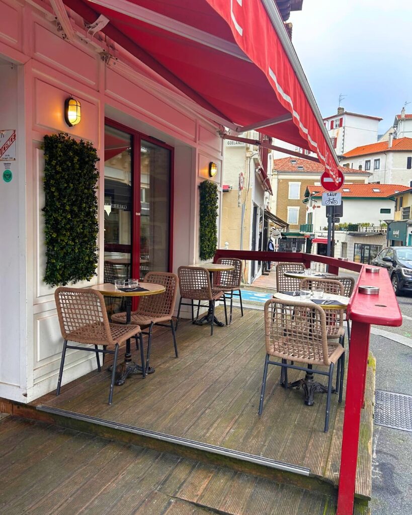 exterieur de la marine à biarritz