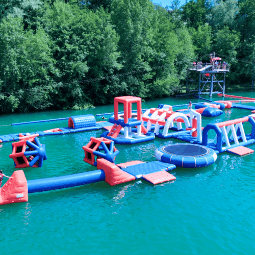 structure gonflable de base de pop à guiche