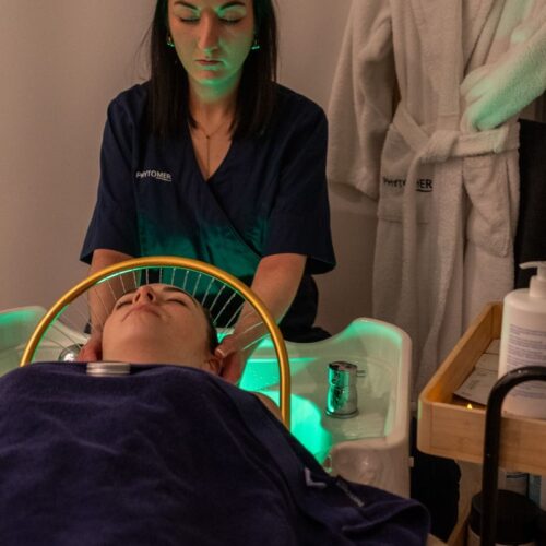 Le headspa de l'institut Doux Sens à Eymoutiers, institut de beauté et headspa, non loin de Limoges
