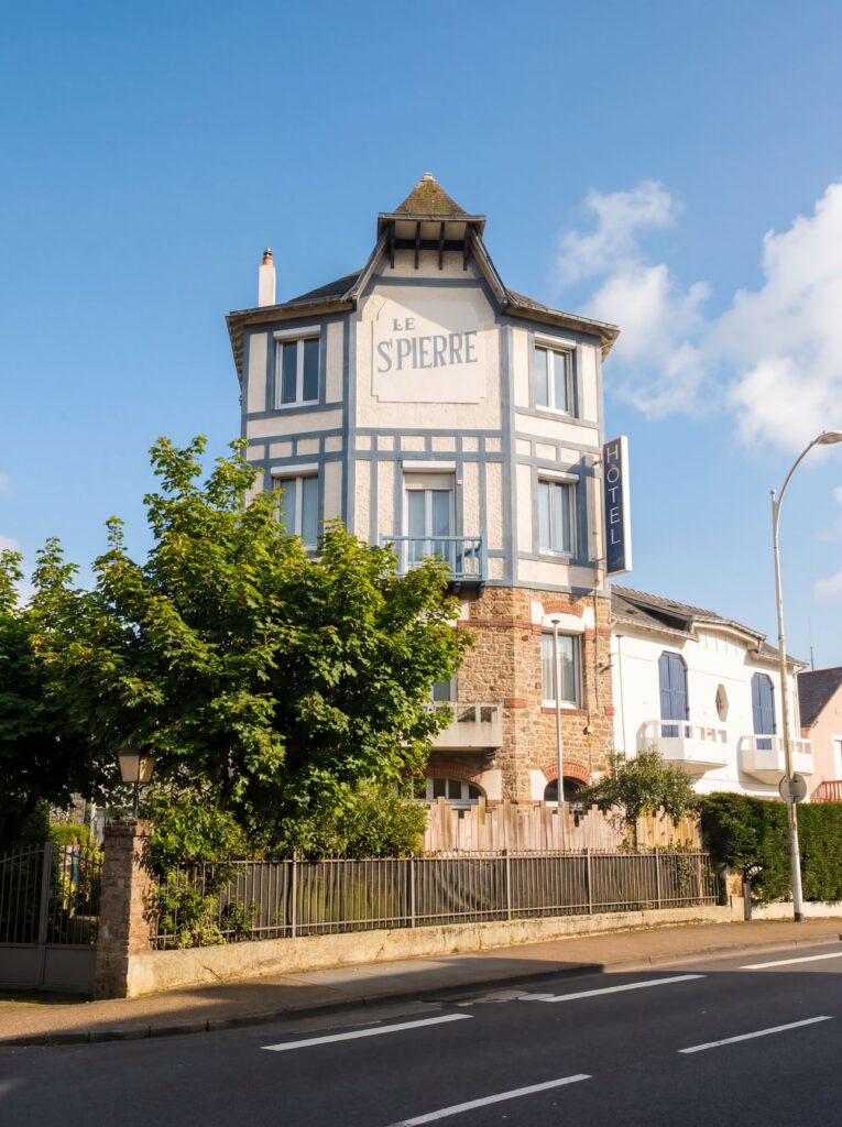Devanture de l'hôtel le Saint-Pierre à La Baule