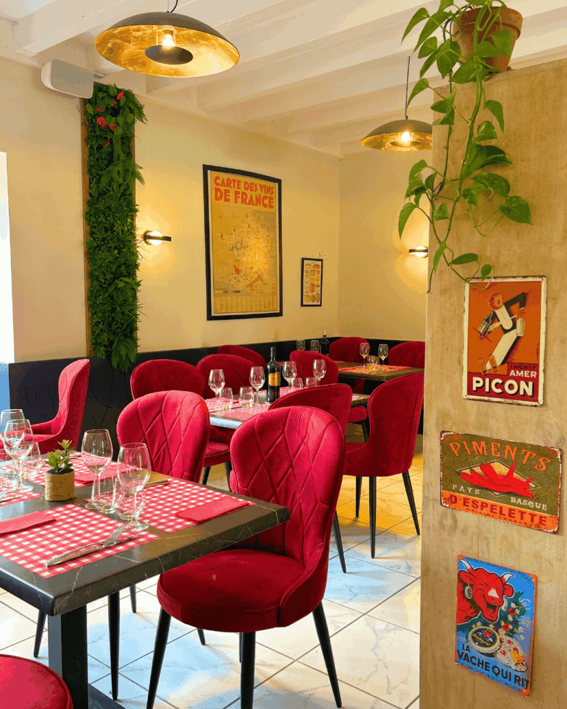 interieur du bouchon berrua à bidart