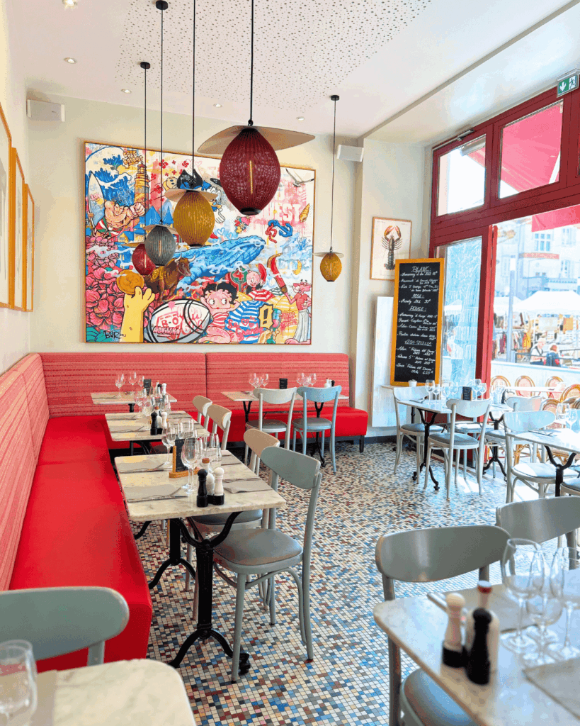 interieur de chistera et coquillages à biarritz