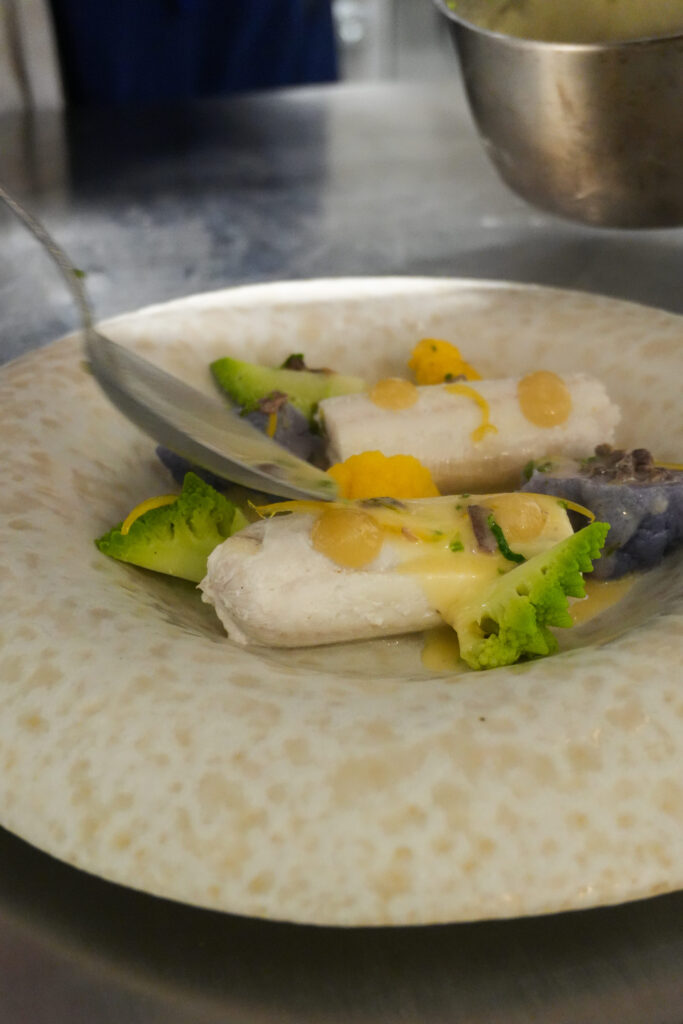 Une assiette de La Table de Gabin à Saint-Leonard