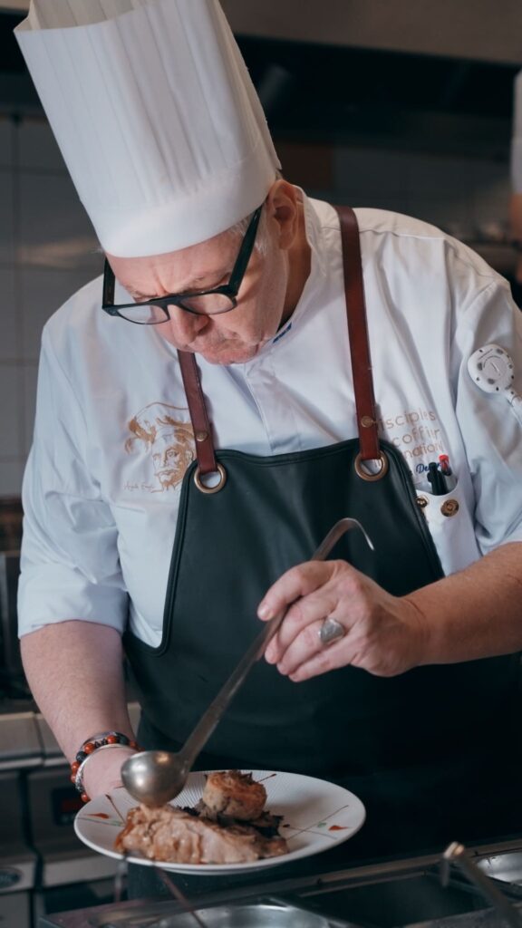 Le Chef du restaurant La Ferme Saint Michel