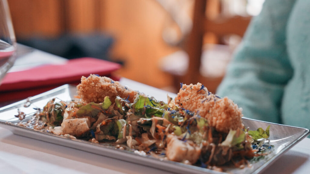 Le plat du restaurant La Ferme Saint Michel