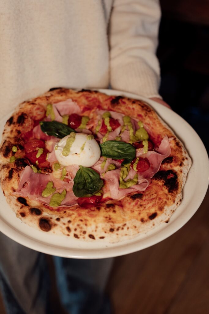 La pizza Italiana de L'aRoma situé à Morières-les-Avignon