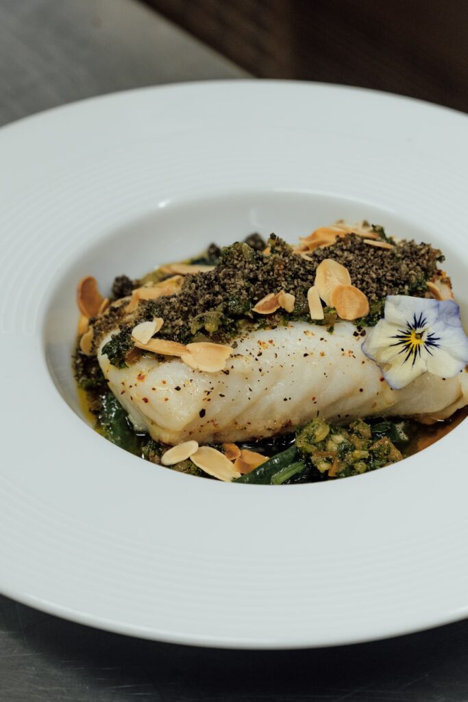 Dos de cabillaud du Restaurant Le 26 à Avignon