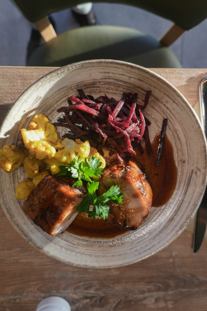 Une assiette du restaurant Le Courtil à Criquetot L'esneval