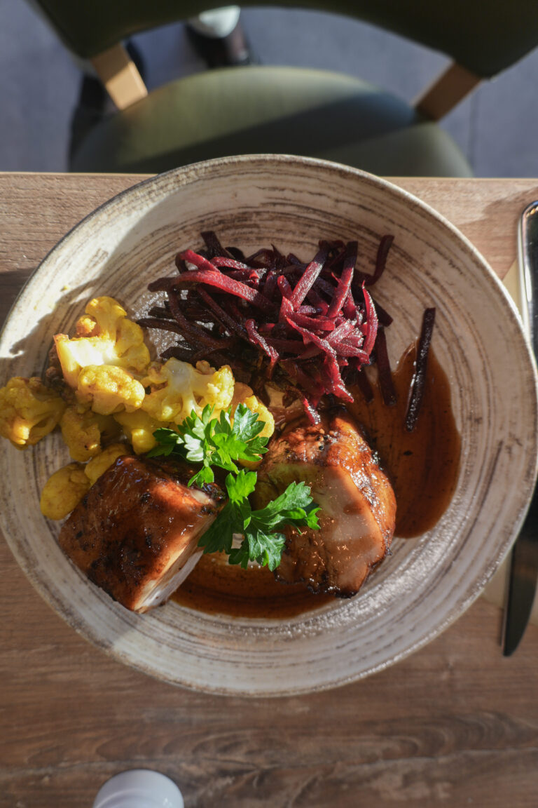 Une assiette du restaurant Le Courtil à Criquetot L'esneval