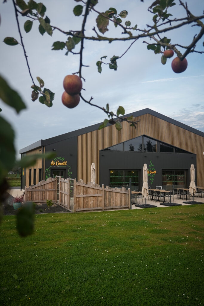 Un verger du restaurant Le Courtil à Criquetot L'esneval