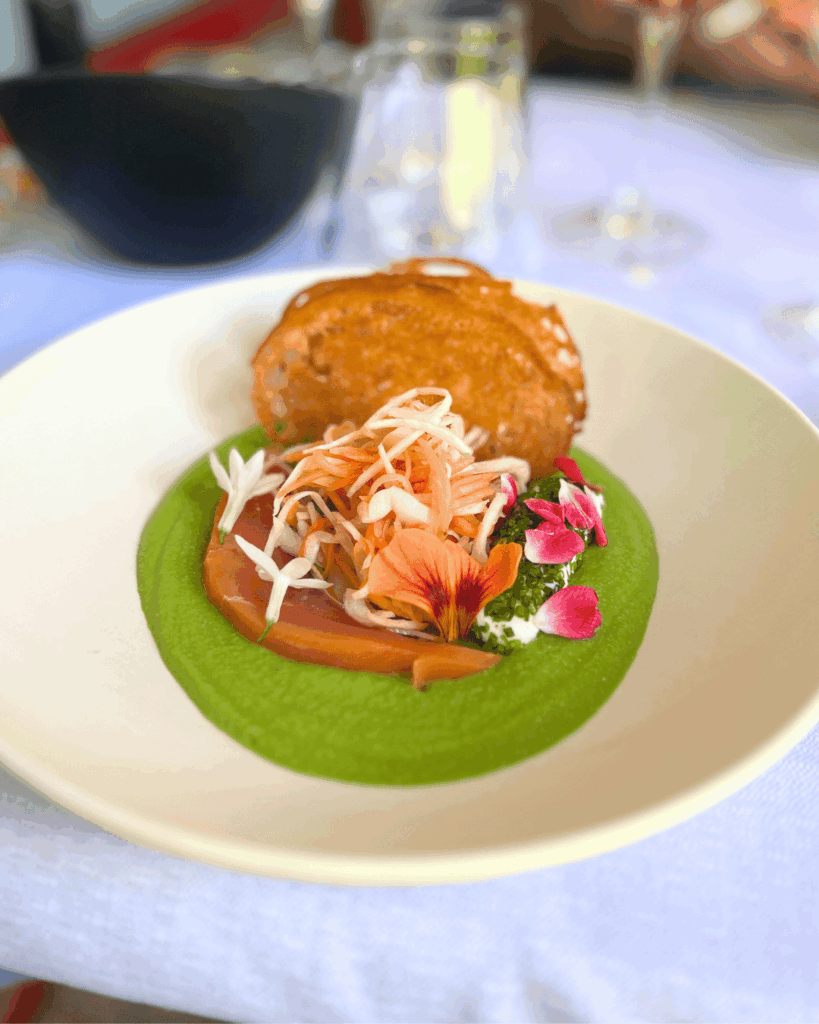 une entrée travaillée le gantxo