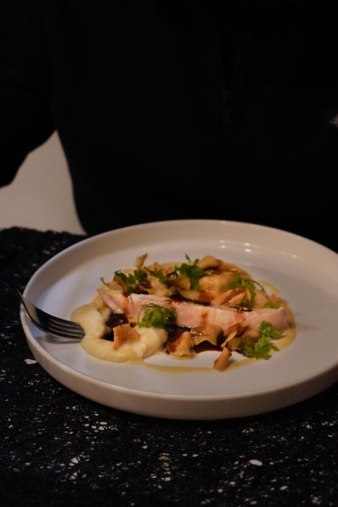 Un plat gastronomique au Lift à Orléans