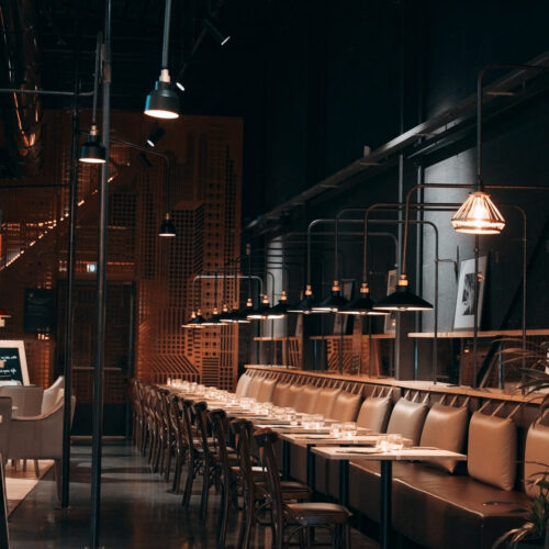 La salle intérieur du restaurant Le Capricorne