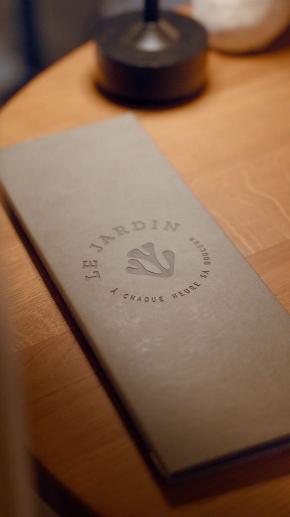 La carte du restaurant Le Jardin