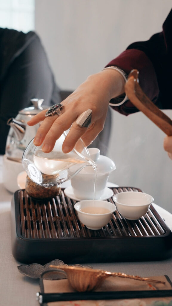 La cérémonie du thé du restaurant Le Mascaret