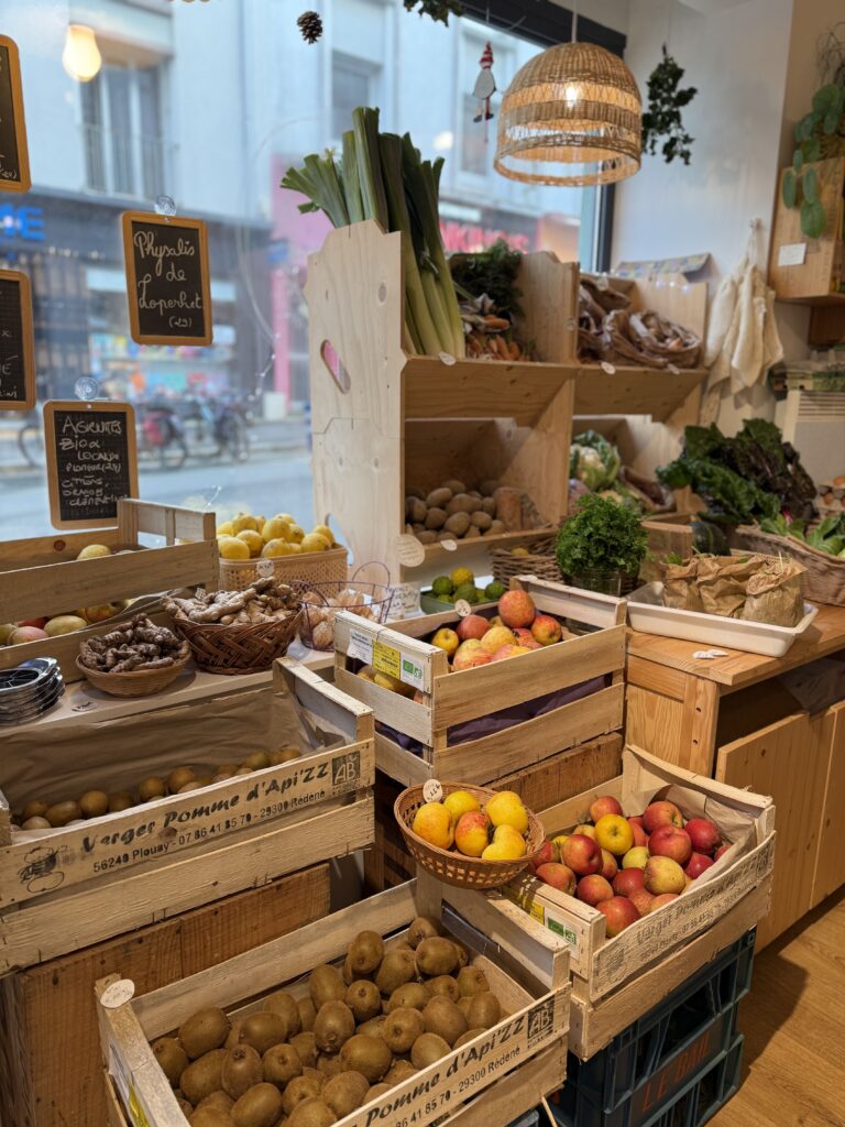 L'intérieur de l'épicerie vrac Les Bocaux d'Ana