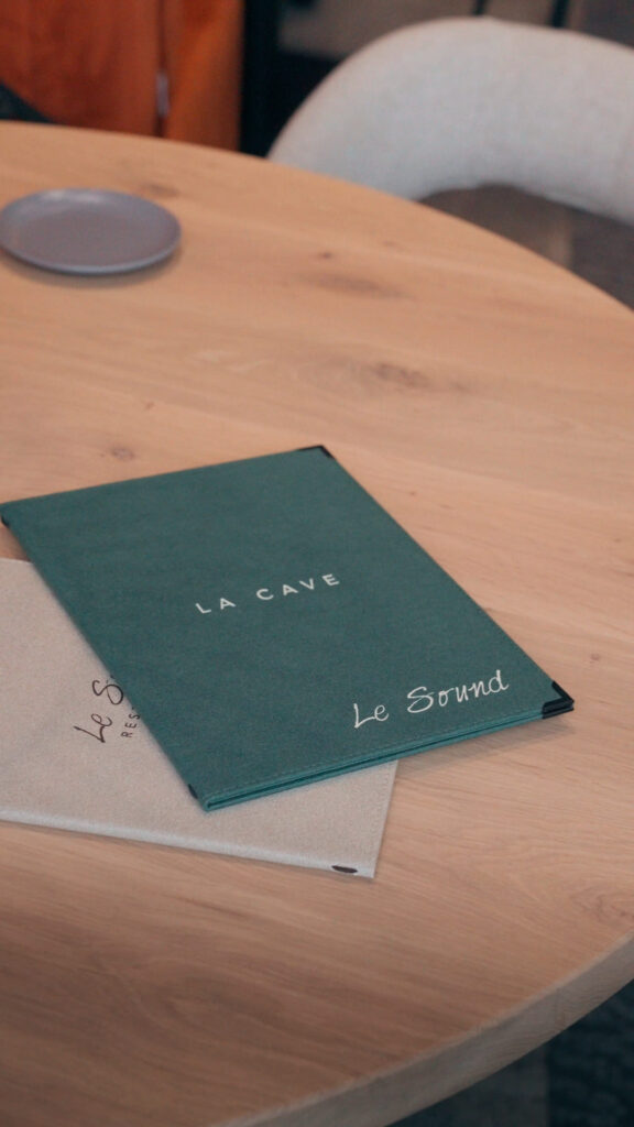 La carte du restaurant le Sound