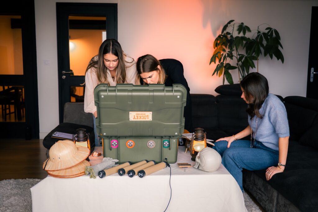 Une photo de groupe lors d'une enquête par Lockey Aventures