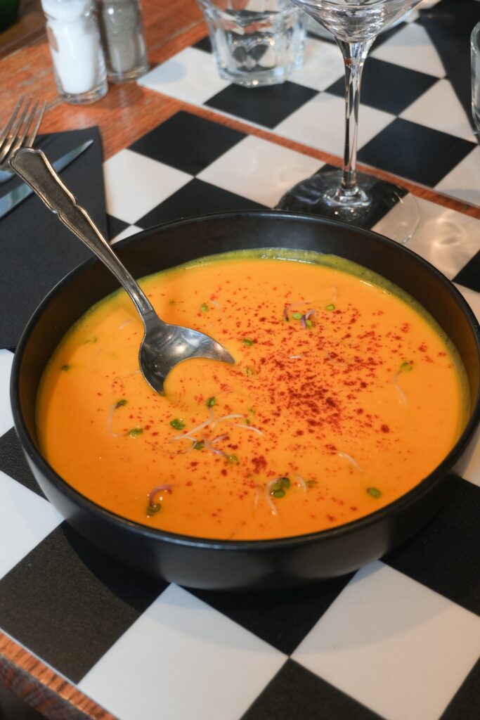 Un velouté chez O 4 saisons Les Tilleuls