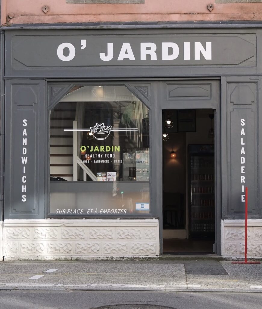 devanture de o'jardin à quimper