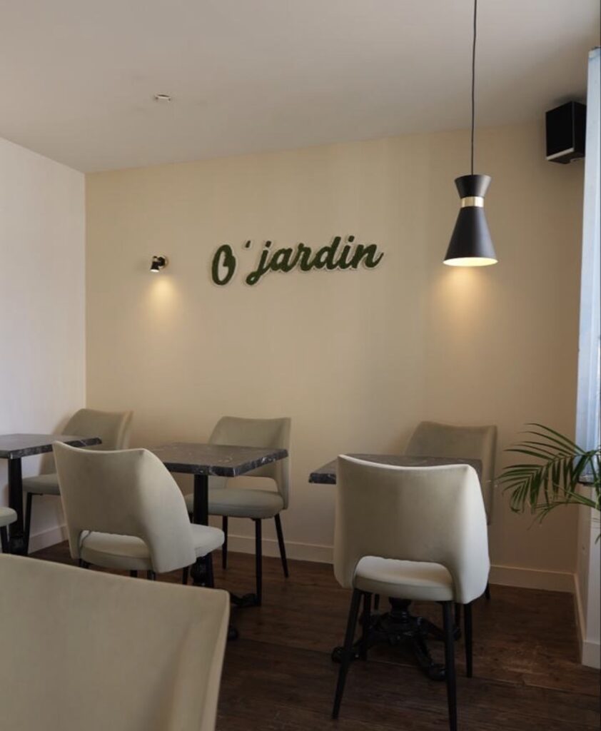 table chez o'jardin à quimper