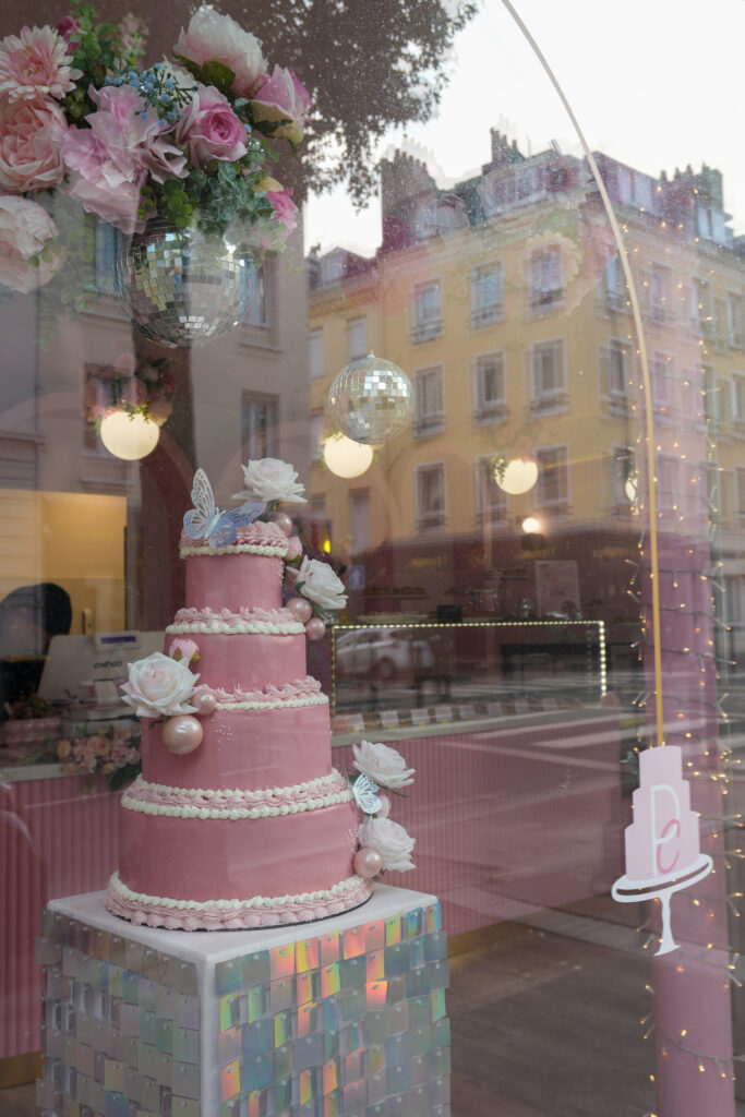 Un gateau dans la boutique de la Patisserie de Claire au Havre