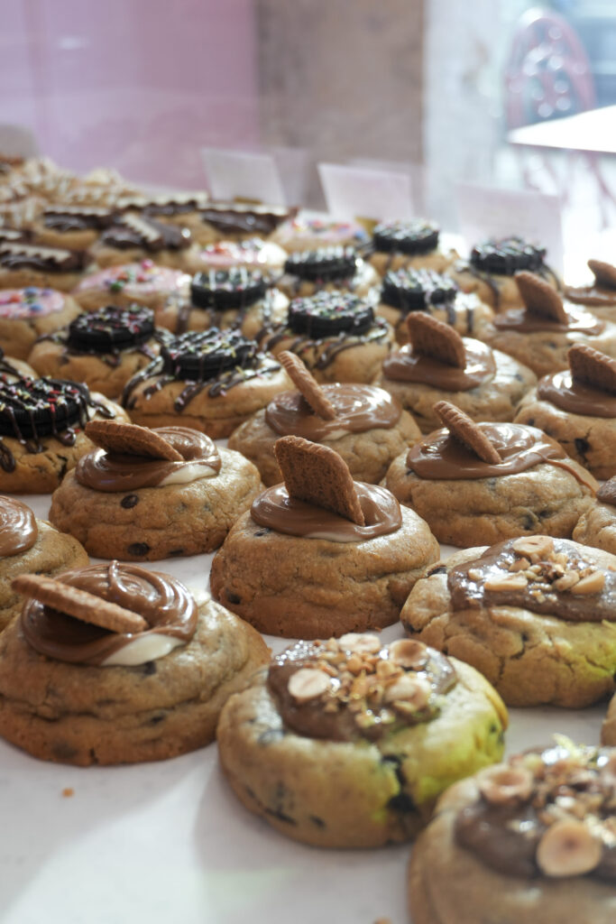 Des cookies dans la boutique de la Patisserie de Claire au Havre
