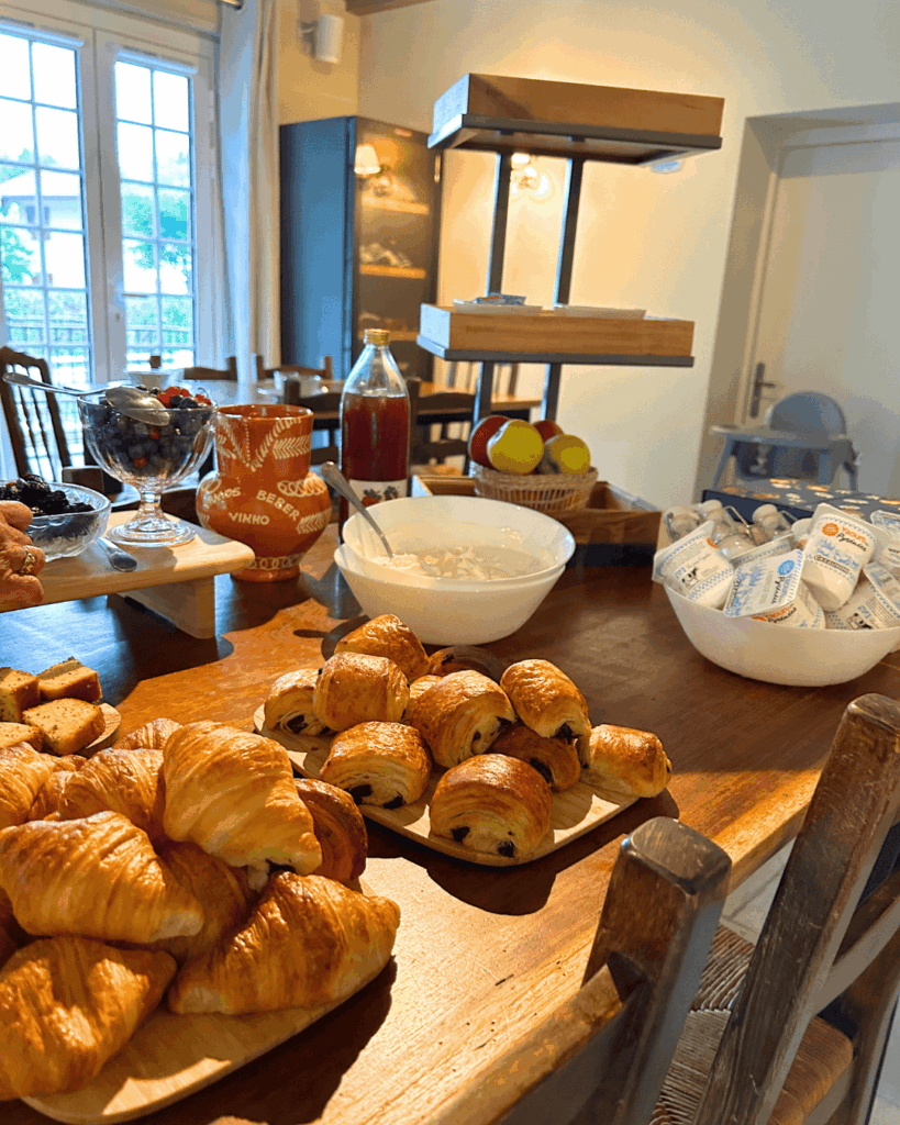 petit dejeuner de marie eder à arcangues