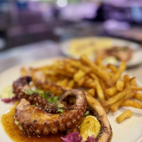 le plat signature du restaurant Poulpo : le poulpe