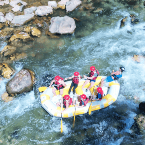 vue rafting en drone chez evasion 64 à itxassou