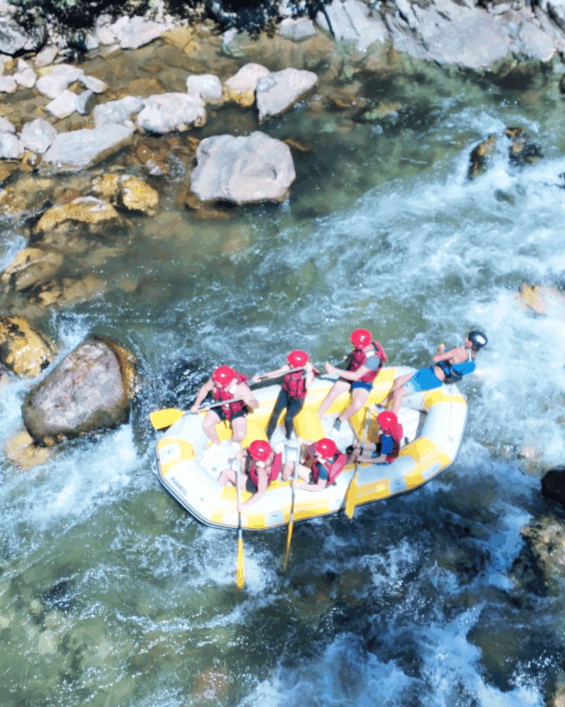 vue rafting en drone chez evasion 64 à itxassou