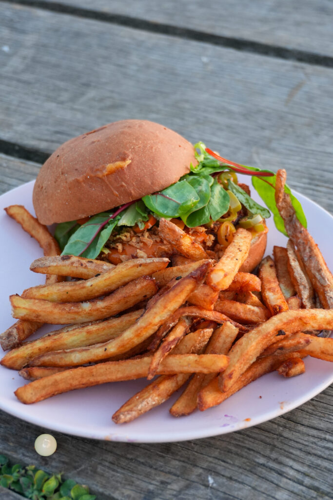 Un burger du restaurant Saison 2 au Havre