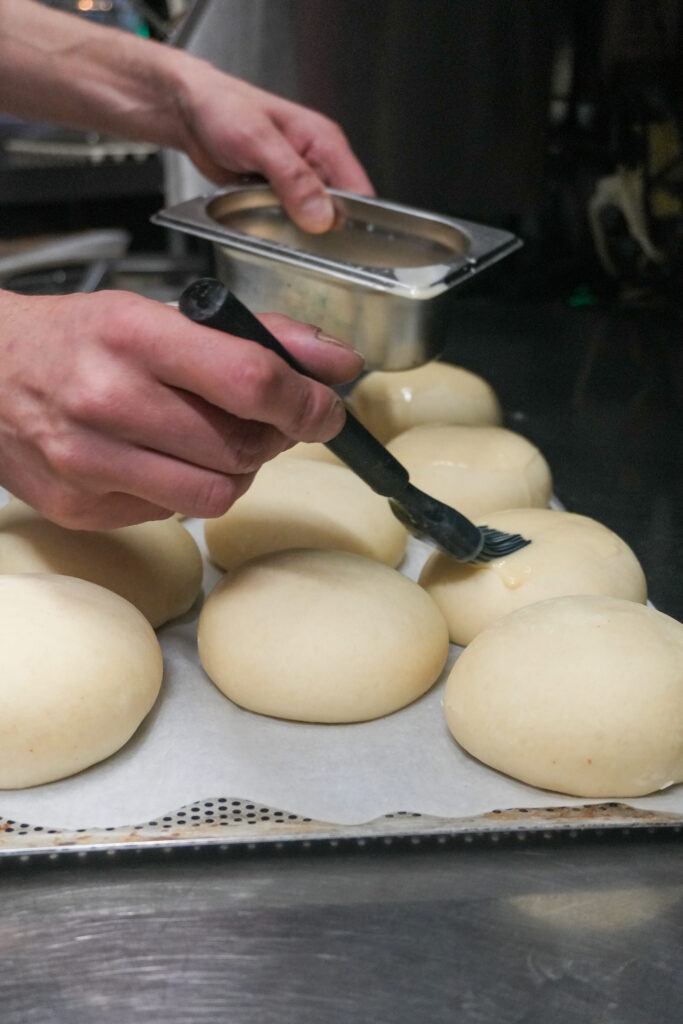 Du pain à burger au restaurant Spud Bencer au Havre