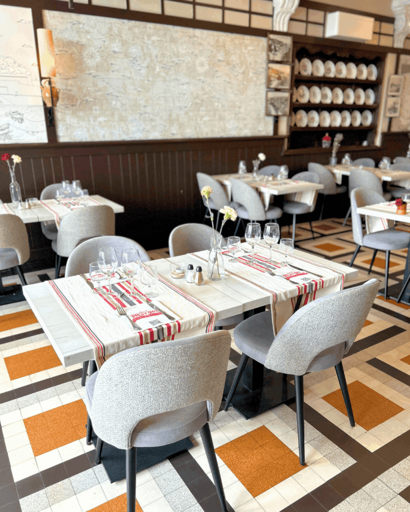 Salle intérieur de Chez Margot