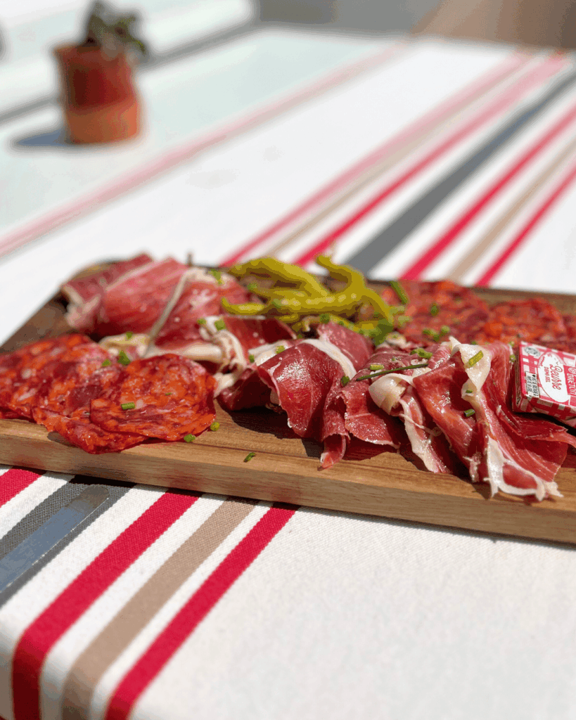 Tapas charcuterie de Chez Margot