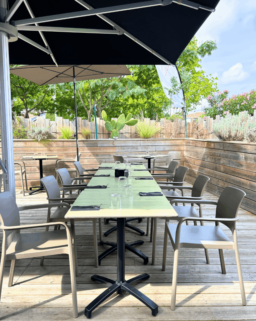 terrasse d'O'707 à anglet