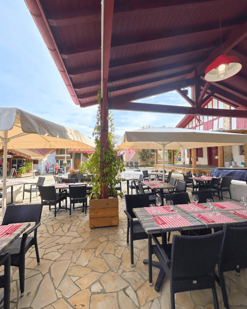 terrasse bouchon du berrua à bidart