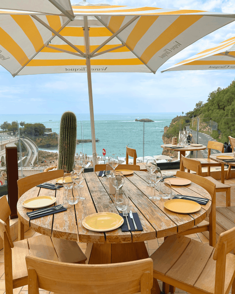 terrasse du roc seven à biarritz