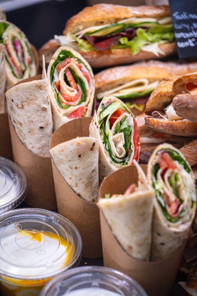 Les wraps à Epicerie Racynes à Angers